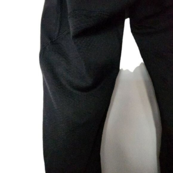 Lululemon‎ Journey Crop Black Yellow Mesh Leggings S Small 4 - Picture 13 of 14